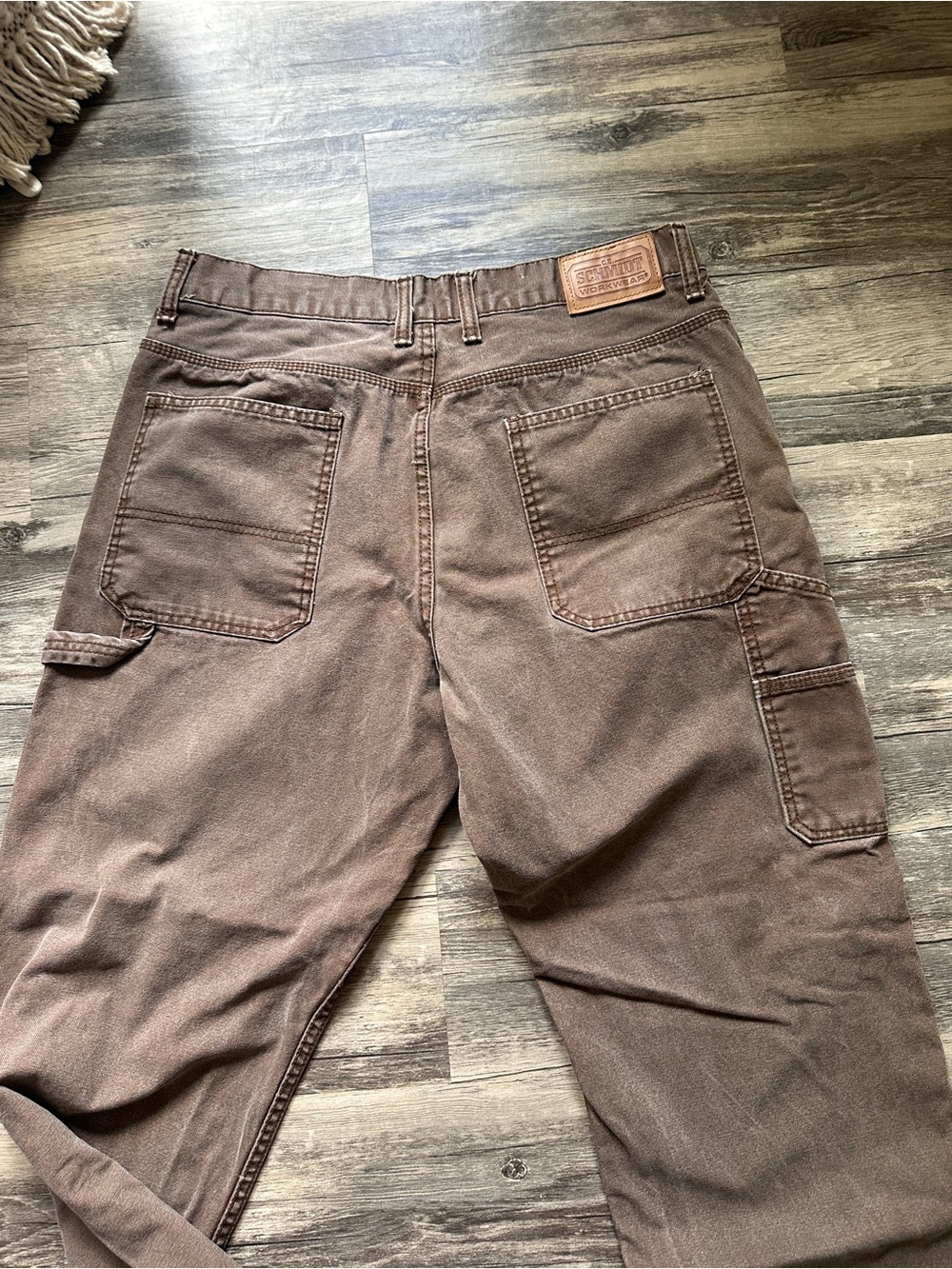 Classic Straight-Fit‎ Men's Brown Jeans - Rugged Everyday Wear Schmidt - Picture 4 of 8